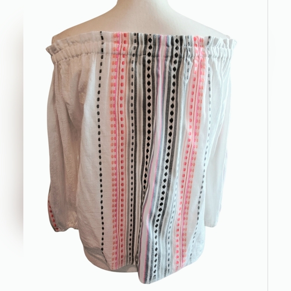 LemlemWomen's Off-Shoulder Striped Top - Picture 2 of 8